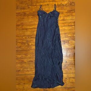 wild fable Navy Blue Maxi Skirt